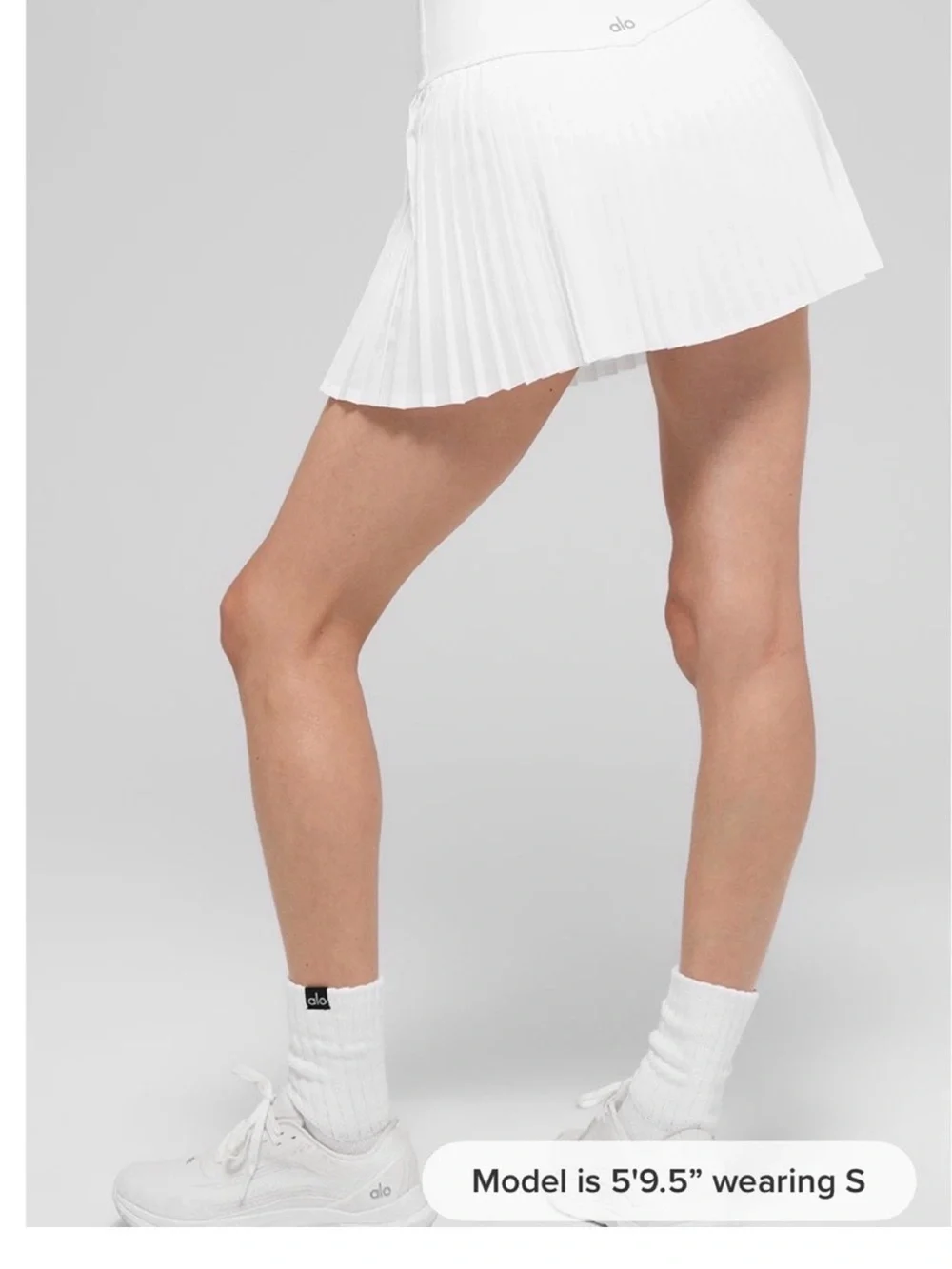 ALO Pleated Grand Slam Skirt Bundle SZ M